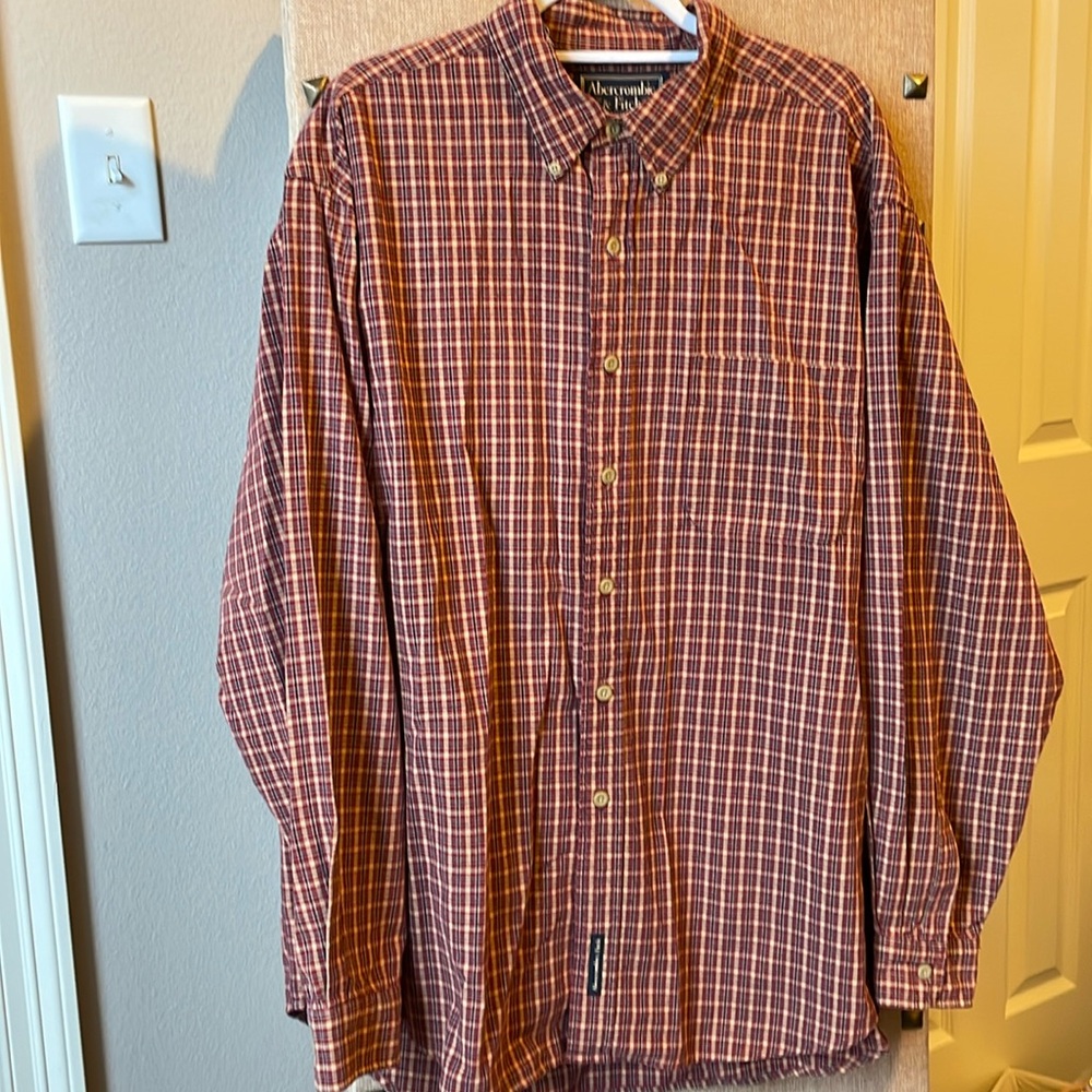 Abercrombie & Fitch Men's Button Down Shirt (Size M)